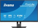 IIYAMA Monitor 32 cale XUB3297QSNP-B1 IPS,QHD,USB-C DOCK (95W), USB HUB 4x, KVM, RJ45, GW 5 LAT