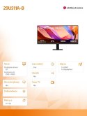 LG Electronics Monitor 29U511A-B 29 cali IPS UltraWide 21:9 WFHD