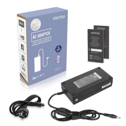 Mitsu Zasilacz sieciowy Mitsu 19v 7.9a (5.5x2.5) 150W do notebooka Asus, MSI, Acer