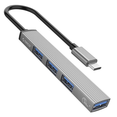 ORICO HUB USB-C Orico AH-13-GY-EP-HW USB-A 5Gbps, 3xUSB-A 2.0, alu