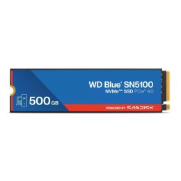 Sandisk Dysk SSD WD Blue SN5100 500GB M.2 2280 PCIe NVMe (6600/5600 MB/s) WDS500G5B0E