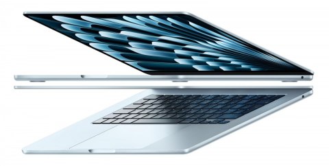 Apple MacBook Air 15.3 cala: M4 10/10, 16GB, 512GB - Błękitny