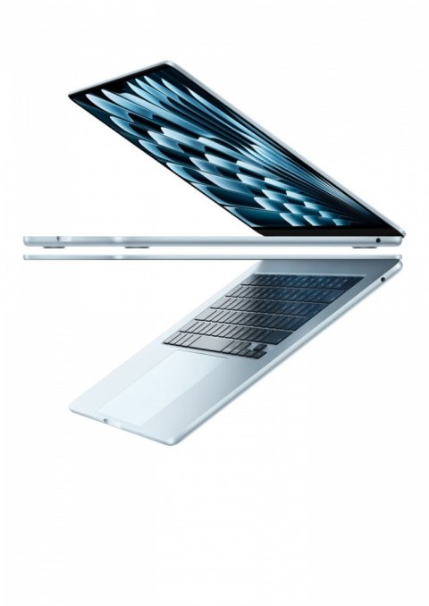 Apple MacBook Air 15.3 cala: M4 10/10, 16GB, 512GB - Błękitny