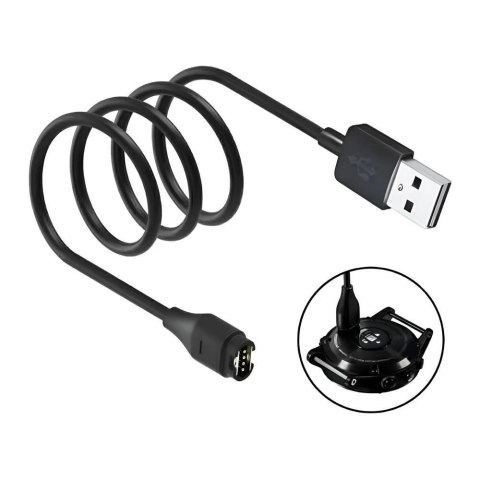 Beline Kabel USB Beline do zegarków Garmin USB-A 1m