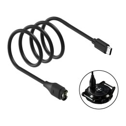 Beline Kabel USB Beline do zegarków Garmin USB-C 1m
