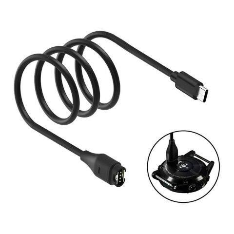 Beline Kabel USB Beline do zegarków Garmin USB-C 1m