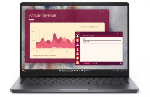 Dell Laptop Dell Pro 14 PC14250 W11P C5 120U/16GB/512GB/14.0 FHD+/INT/FgrPr/FHD/IRCam/Mic/WLAN+BT/BcklKb/3C/3YPS Magnetite color, tex