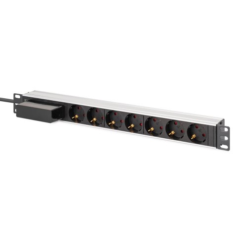 Digitus Listwa zasilająca DIGITUS PDU Rack 19" z wyłącznikiem nadprądowym Typ C 16A