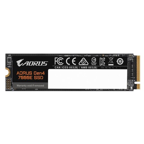 Gigabyte Dysk SSD Gigabyte AORUS Gen4 7000E 1TB M.2 2280 NVMe PCIe 4.0 x4 (7100/6100 MB/s) 3D NAND