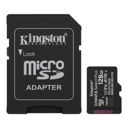 Kingston Karta pamięci Kingston microSDXC Canvas Select Plus 128GB C10 UHS-I/U1 A1 V10 + adapter