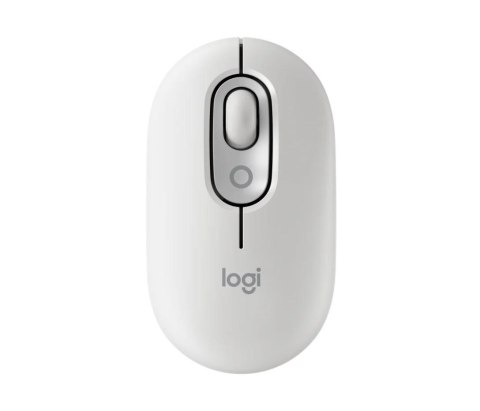 Logitech Mysz bezprzewodowa Logitech Pop Mouse optyczna biała
