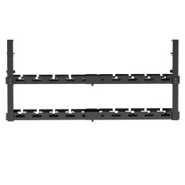 Maclean Organizer podbiurkowy na kable Maclean MC-102 B, max. obciążenie 5kg, max. 728mm, 2 poziomy, czarny