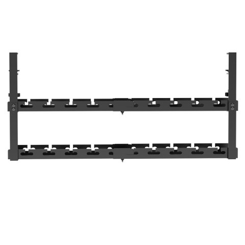 Maclean Organizer podbiurkowy na kable Maclean MC-102 B, max. obciążenie 5kg, max. 728mm, 2 poziomy, czarny