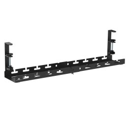 Maclean Organizer podbiurkowy na kable Maclean MC-103 W, max. obciążenie 5kg, max. 728mm, czarny