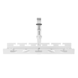 Maclean Organizer podbiurkowy na kable Maclean MC-105 W, max. obciążenie 5kg, biały