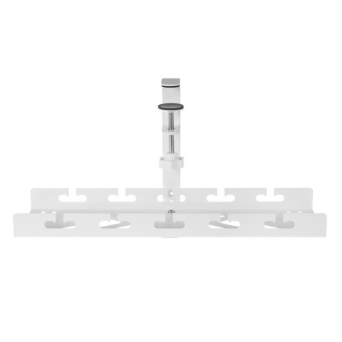 Maclean Organizer podbiurkowy na kable Maclean MC-105 W, max. obciążenie 5kg, biały