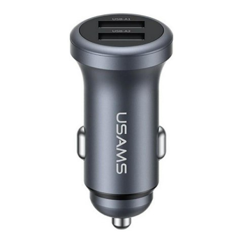 USAMS Ładowarka samochodowa Usams CC320 30W 2xUSB-A 2,4A