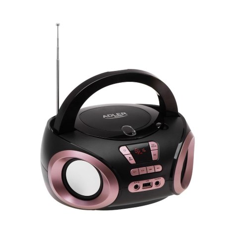 Adler Radio Boombox CD MP3 USB Adler AD 1181 black copper