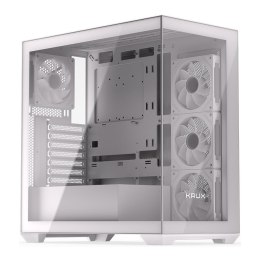 COOLING.PL Obudowa KRUX Exo White ATX, z oknem, bez zasilacza, biała