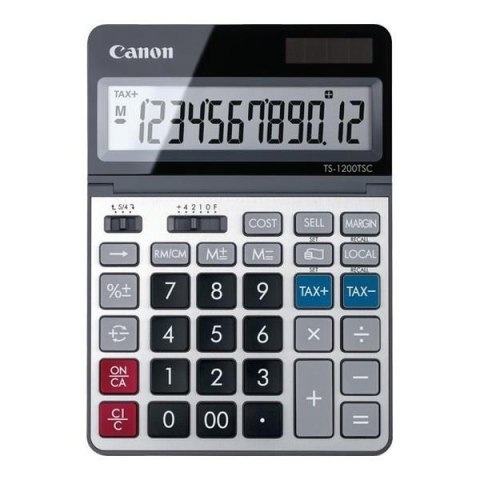 Canon Kalkulator Canon TS-1200TSC DBL (2468C002AA) Black-Silver