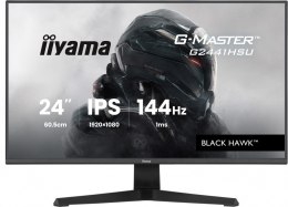 IIYAMA Monitor 23,8 cala G2441HSU-B1 IPS,FHD,144Hz,1ms,2xUSB,350cd,HDMI,DP
