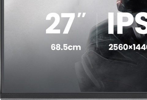 IIYAMA Monitor 27 cali G2741QSU-B1 IPS,QHD,144Hz,1ms,2xUSB Adaptive G-SYNC,HDMI,DP,350cd,