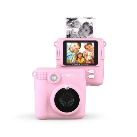 LAMAX Aparat fotograficzny dla dzieci LAMAX Instakid1 Pink 2,4'' microSD