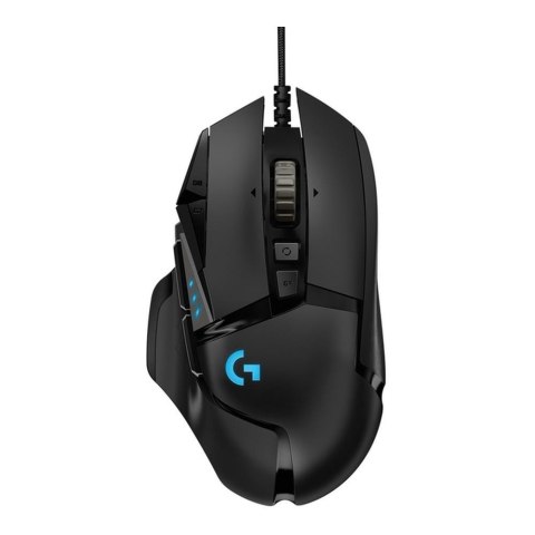 Logitech Mysz przewodowa Logitech G502 Hero optyczna Gaming USB czarna