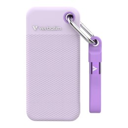 Verbatim Dysk SSD zewnętrzny Verbatim Pocket 1TB USB-C 3.2 Gen 2 fioletowy