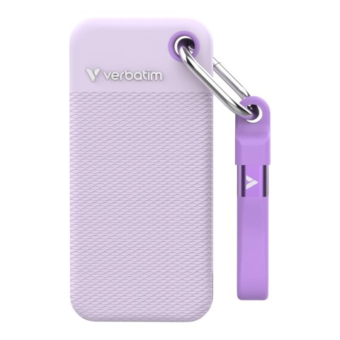 Verbatim Dysk SSD zewnętrzny Verbatim Pocket 2TB USB-C 3.2 Gen 2 fioletowy