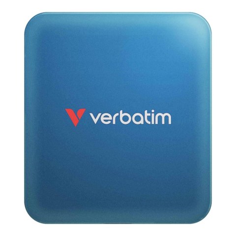 Verbatim Dysk SSD zewnętrzny Verbatim SnapBack 2TB USB-C 3.2 Gen 2x2 niebieski