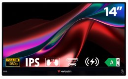 Verbatim Przenośny monitor dotykowy Light zasilany bezprzewodowo Full HD