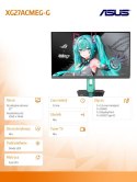 Asus Monitor 27 cali XG27ACMEG-G DP HDMI USB-C