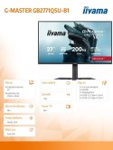 IIYAMA Monitor 27 cali GB2771QSU-B1 QHD,Fast IPS,200Hz,HAS (150) PIVOT,2xUSB 3.2,2xUSB C,0,5ms,2xHDMI,DP,350cd,Adaptive G-SYNC 2560x144