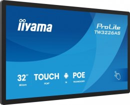 IIYAMA Monitor 32 cale TW3226AS-B3P POJ.10PKT.VA.24/7.FHD,500cd,HDMI,3xUSB, 1xUSB-c,RJ45,MIC, 2x5W,ANDROID 14,RK3567, 4/32GB, iiSign2