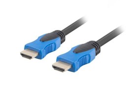 LANBERG Kabel HDMI Lanberg M/M v2.0 4K 0,5m czarno-niebieski