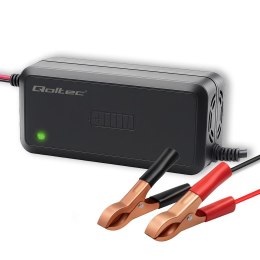Qoltec Ładowarka inteligentna Qoltec mikroprocesorowa 12V | 5A | Prostownik do akumulatora AGM GEL SLA | 6-stopniowe ładowanie