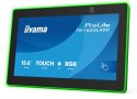 IIYAMA Monitor 16 cali TW1625LASC-B3PNR ANDROID 14,FHD,10PKT,450cd,2x2W, 4xUSB, 1xUSB-C,RJ45, MIC, RK3567, 4/32GB, LED lightbar, iiS