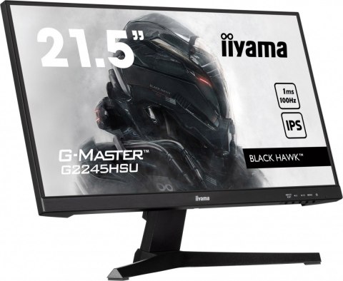 IIYAMA Monitor 22 cale G2245HSU-B2 IPS,FHD,100Hz,1ms,2xUSB,300cd