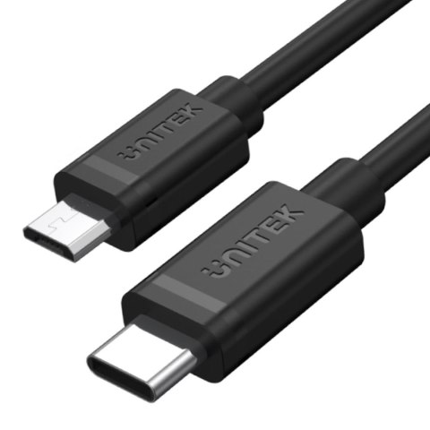 Unitek Kabel USB Unitek Y-C473BK USB 2.0 Typ-C (M) - micro USB B (M) 1m