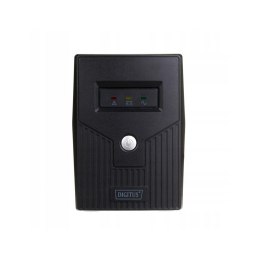 Digitus Zasilacz awaryjny UPS DIGITUS Line-Ineractive LED BASIC, 800VA/480W, 1x12V/9Ah, AVR, 2x Schuko CEE 7/3