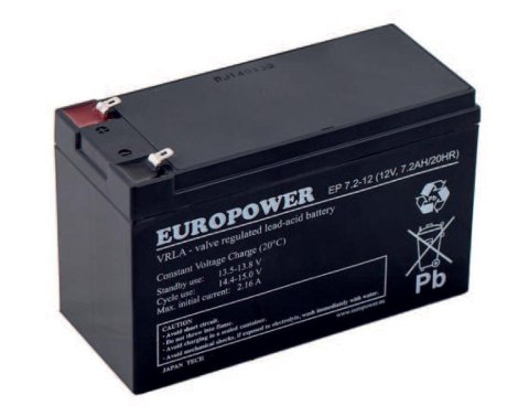 Ever Akumulator Europower do UPS 12V 7,2Ah