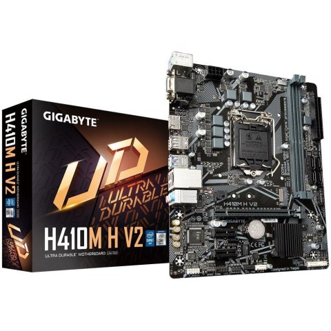 Gigabyte Płyta Gigabyte H410M H V2 /H410/DDR4/SATA3/M.2/USB3.1/PCIe3.0/s.1200/mATX