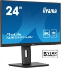 IIYAMA Monitor 24 cale XUB2497HSN-B2 IPS, USB-C Dock, HDMI, DP, 300cd, Pivot, HAS /5y/