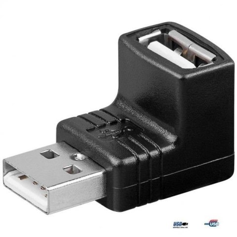 Manhattan Adapter Manhattan Hi-Speed USB 2.0 A-A M/F kątowy