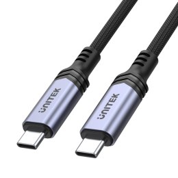 Unitek Kabel USB-C Unitek C14110GY-2M do ładowania PD 240W, 2m