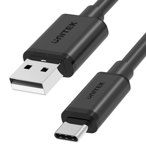 Unitek Kabel USB Unitek Y-C481BK USB-A — USB-C, krótki, 0,5m