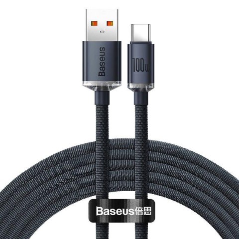 Baseus Kabel przewód USB - USB-C / Typ-C 1,2m Baseus CAJY000401 z obsługą szybkiego ładowania 100W