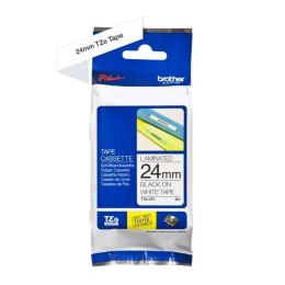 Brother Taśma Brother P-Touch TZe-251 24mm x 8m (TZe251) - biała, czarny nadruk