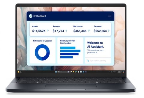 Dell Laptop Dell Pro 14 Premium PA14250 W11P Ultra 7 268V/32GB/512GB/14.0 QHD+ Touch/Arc/FgrPr/FHD/IRCam/Mic/WLAN+BT/BcklKb/3C/vPro/3